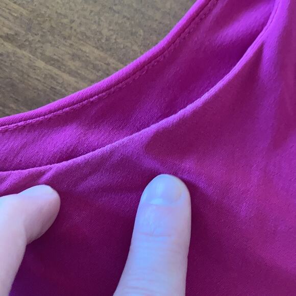 Scarlett Nite Fuschia Stretch Pullover Midi Dress, Size 20W - Picture 12 of 14